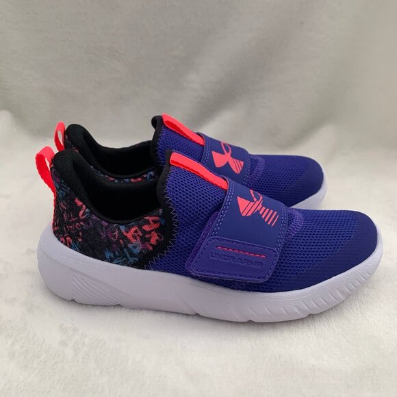 NEW Under Armour GPS Flash GLTR athletic laceless slip on sneakers - Picture 5 of 9